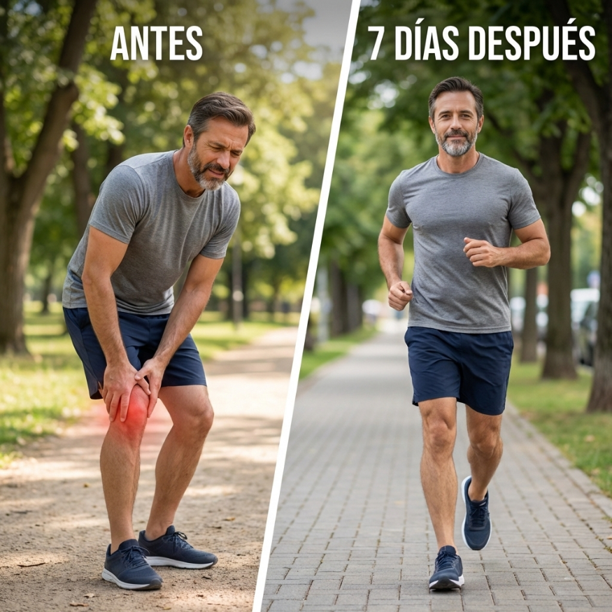 Antes y 7 días después