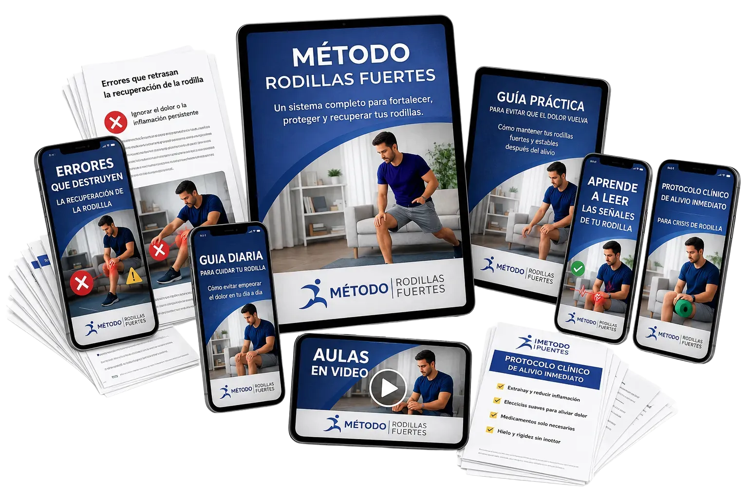 Método Rodillas Fuertes - pack completo